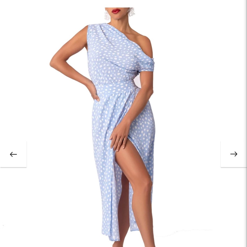 Polka Dot Midi Dress